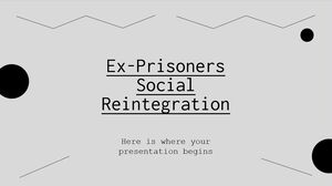 Reintegración social de ex presos