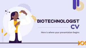 CV Biotechnologue