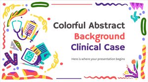Colorful Abstract Background Clinical Case
