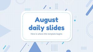 Diapozitive zilnice din august