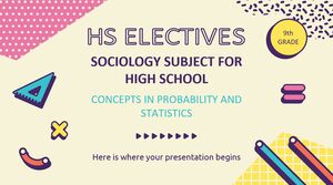 高校選択科目: 高校 9 年生向け社会学科目: 確率と統計の概念