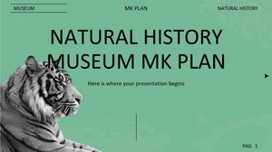 Plan MK du Musée d'Histoire Naturelle