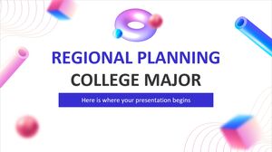 Hauptfach Regional Planner College