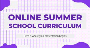 Online-Lehrplan der Sommerschule