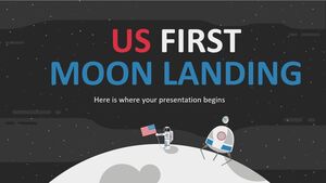 Premier atterrissage sur la Lune aux États-Unis