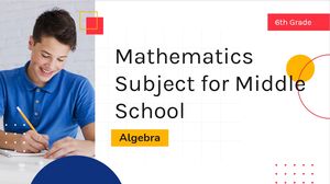 Mathematikfach für die Mittelschule – 6. Klasse: Algebra
