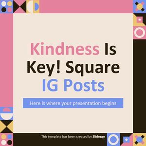 ¡La bondad es clave! Publicaciones cuadradas de IG