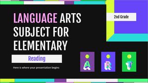 Disciplina de Artes da Linguagem do Ensino Fundamental - 2ª Série: Leitura