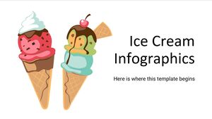 Infografică pentru înghețată