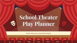 Planificateur de pièces de théâtre scolaires