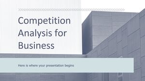 Wettbewerbsanalyse für Unternehmen