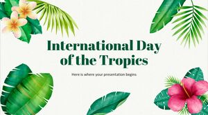 Día Internacional de los Trópicos