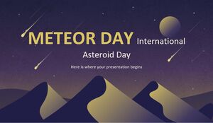 Dia do Meteoro / Dia Internacional do Asteróide