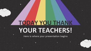 Astăzi le mulțumiți profesorilor voștri!