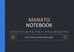 Manato Notizbuchplaner für Studenten