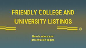 友好的学院和大学列表