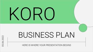 Plano de Negócios Koro