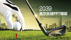 Szablon PPT dla golfa 2039