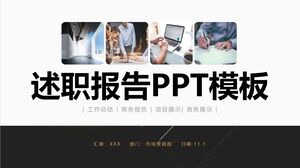 Modelo PPT de relatório de trabalho
