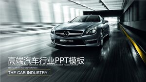Modèle PPT pour l'industrie automobile haut de gamme