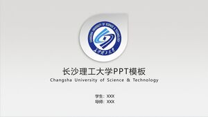 Modèle de l'Université de technologie de Changsha