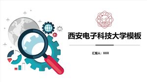 Xi'an Elektronik Bilimi ve Teknolojisi Üniversitesi Şablonu