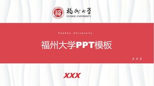 Modelo PPT da Universidade de Fuzhou