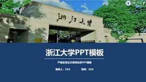 Plantilla PPT de la Universidad de Zhejiang