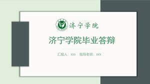 Obrona dyplomów Uniwersytetu Jining