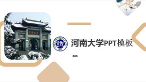 Modelo PPT da Universidade de Henan
