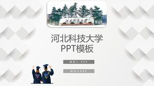 Szablon PPT Uniwersytetu Naukowo-Technologicznego w Hebei