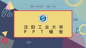 Modèle PPT de l'Université de technologie de Shenyang