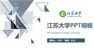 Plantilla PPT de la Universidad de Jiangsu