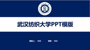 Templat PPT Universitas Tekstil Wuhan