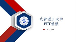 PPT-Vorlage der Technischen Universität Chengdu