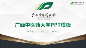 Plantilla PPT de la Universidad de Medicina Tradicional China de Guangxi