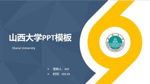 Templat PPT Universitas Shanxi
