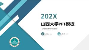 Plantilla PPT 20XX de la Universidad de Shanxi