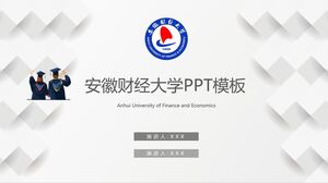 PPT-Vorlage der Anhui University of Finance and Economics