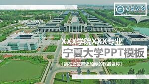 Szablon PPT Uniwersytetu Ningxia