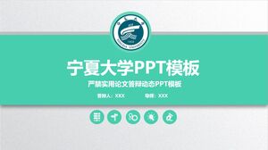 Modelo PPT da Universidade de Ningxia