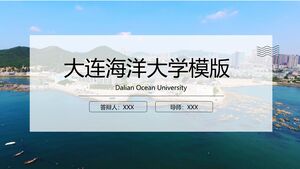Plantilla de la Universidad Oceánica de Dalian