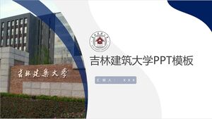 PPT-Vorlage der Universität Jilin Jianzhu