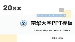 Modello PPT dell'Università di Nanhua 20XX