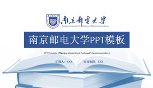 Szablon PPT Uniwersytetu Poczty i Telekomunikacji w Nanjing
