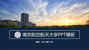 Plantilla PPT de la Universidad de Aeronáutica y Astronáutica de Nanjing
