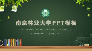Plantilla PPT de la Universidad Forestal de Nanjing