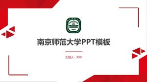 Modelo PPT da Universidade Normal de Nanjing