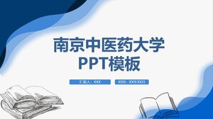Szablon PPT dla Uniwersytetu Tradycyjnej Medycyny Chińskiej w Nanjing