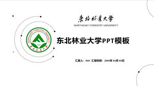 Modello PPT della Northeast Forestry University